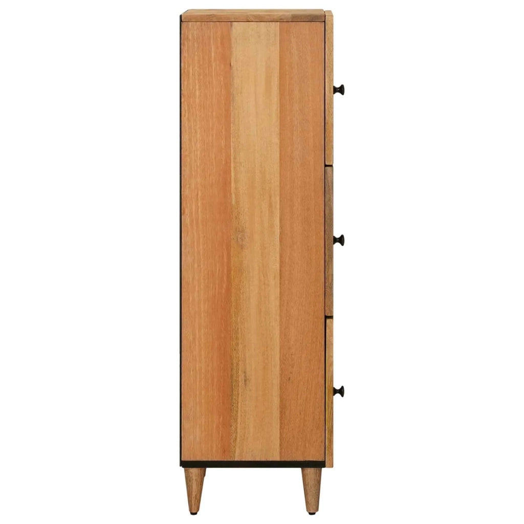 Credenza Naturale 40 x 33 x 110 cm Legno di mango massello