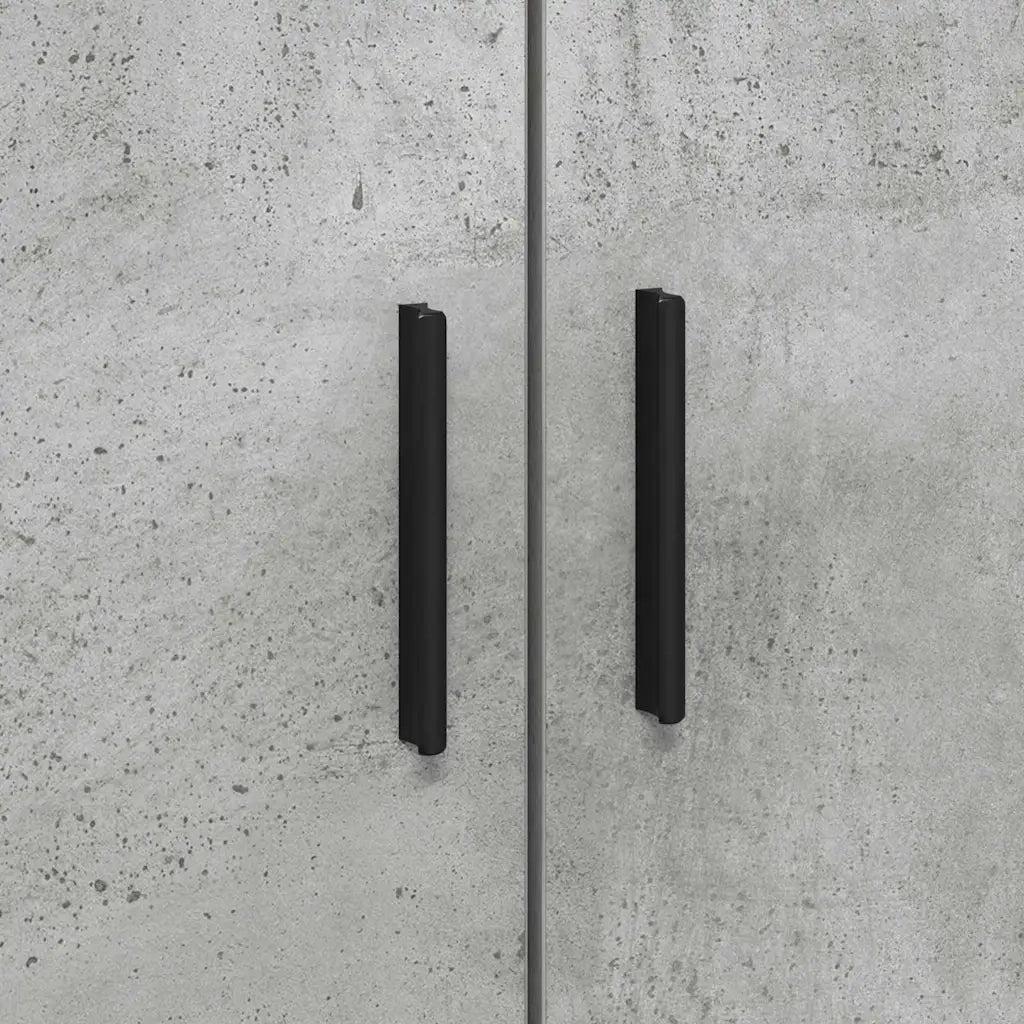 Struttura del letto con cassetto Grigio cemento 100 x 200 cm 3335184