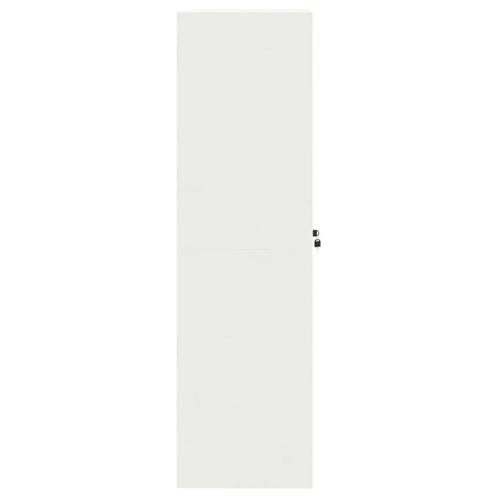 Armadio Bianco 90 x 40 x 140 cm Acciaio