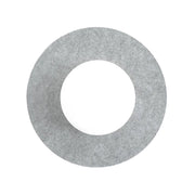 Applique parete CALMA grigia feltro rotonda 1xG9 Emibig