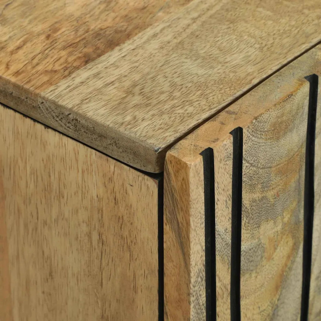 Sideboard Marrone 90 x 33 x 75 cm legno massello di mango 4017964