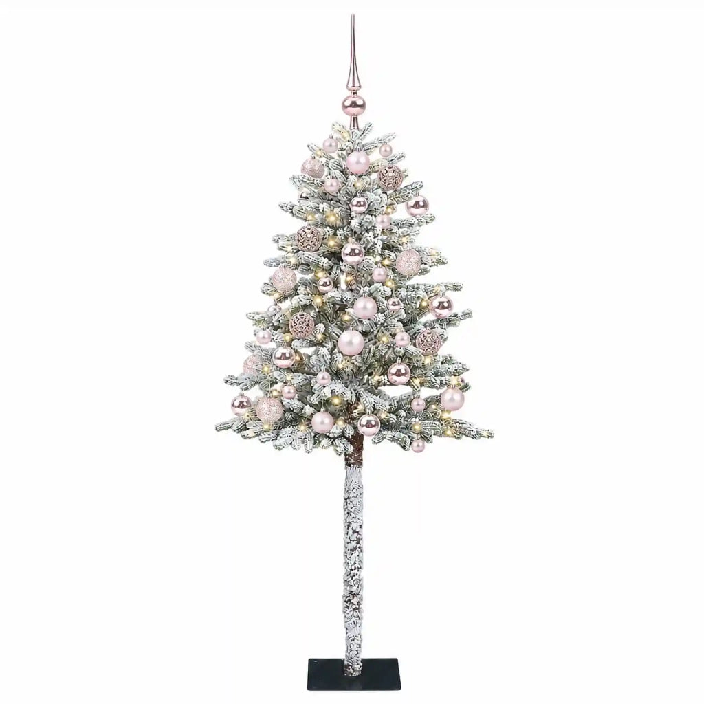Albero di Natale Artificiale con Palline 150 cm 150 LED 3465798