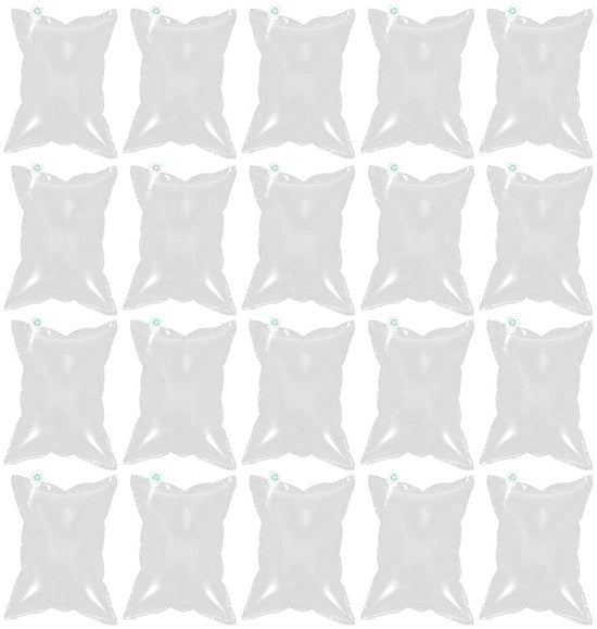 Sacchi di supporto per poltrone 100 pezzi - Imballaggio flessibile - Materiale di riempimento - Materiale di imballaggio - Translucido - 20 x 25 cm