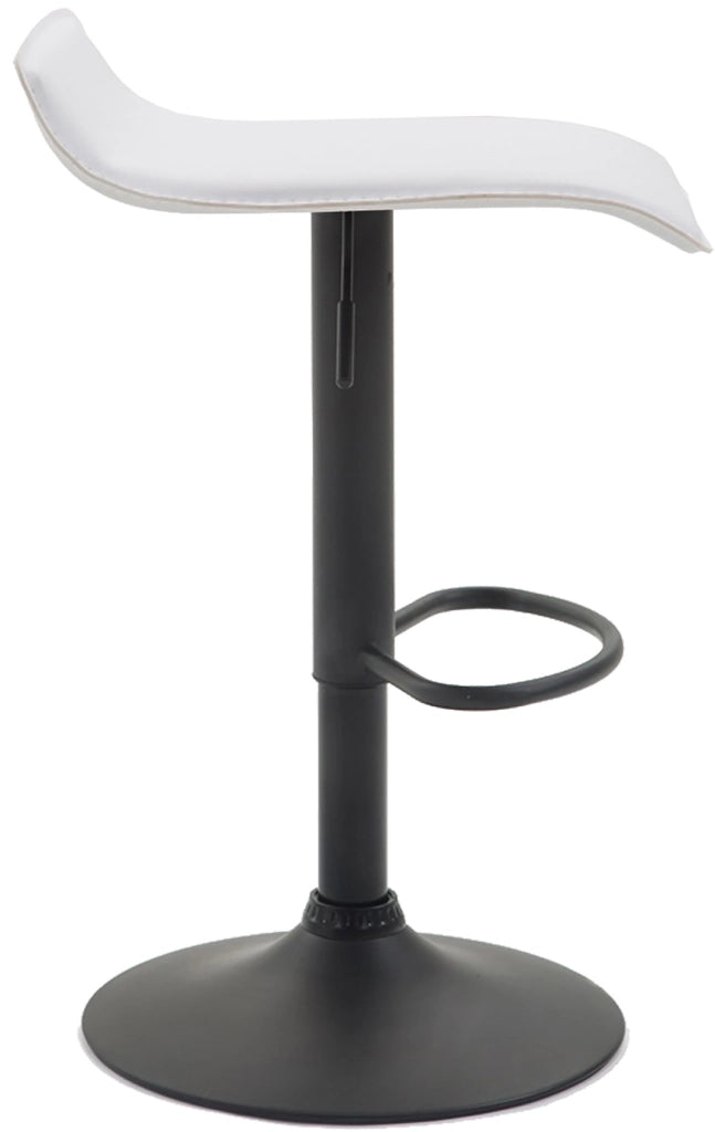 Set 2 Sgabelli Bar Dyn V2 In Similpelle bianco,nero