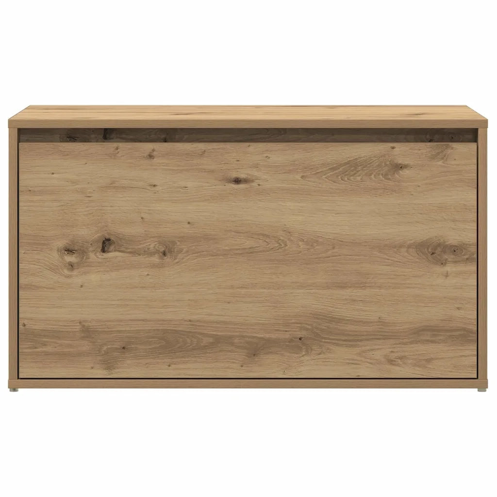 Panca Ingresso 80x40x45 cm Rovere Artigianale Legno Multistrato 856753