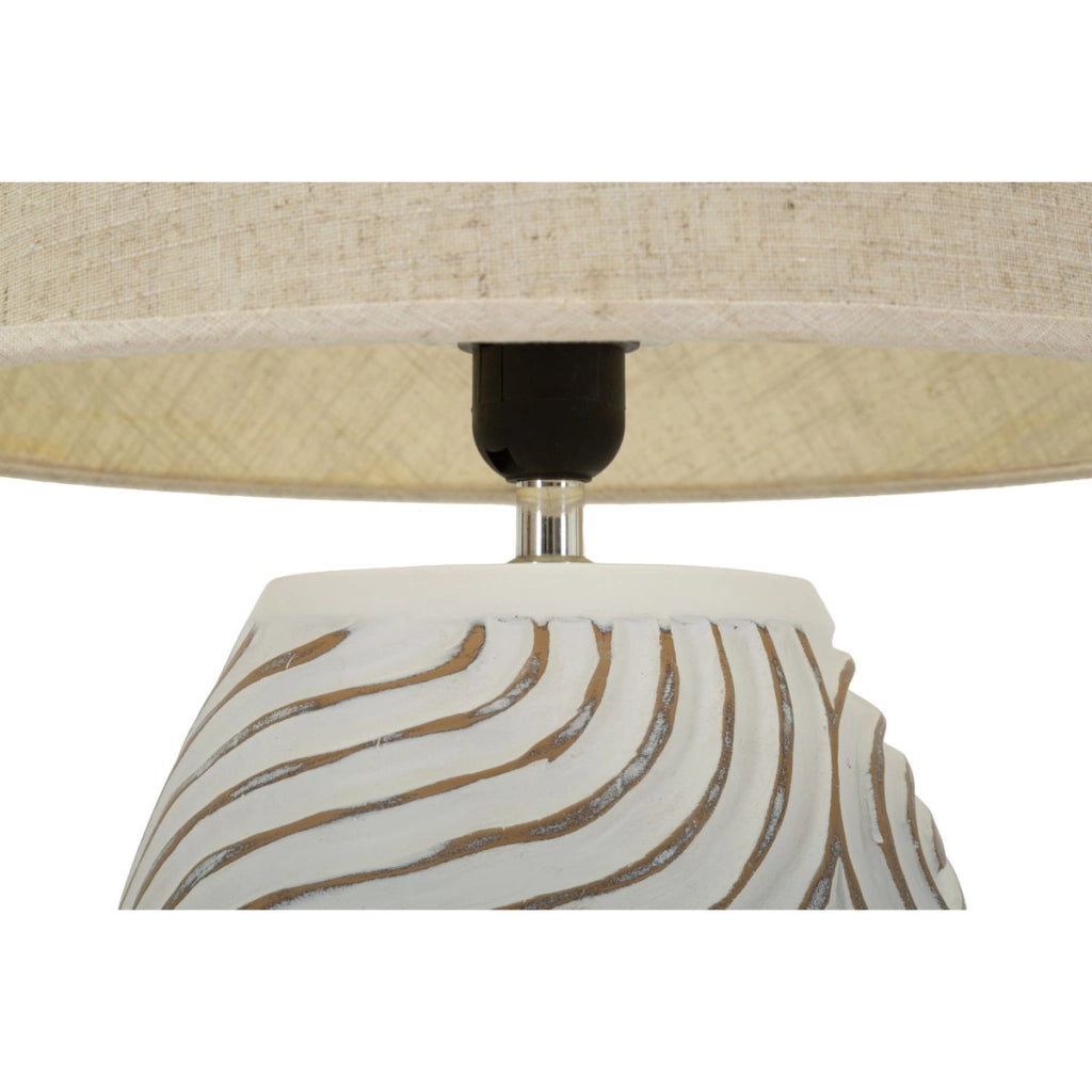 Lampada da Tavolo VKH1129, Multicolore, Poliresina, 35x35x55 cm