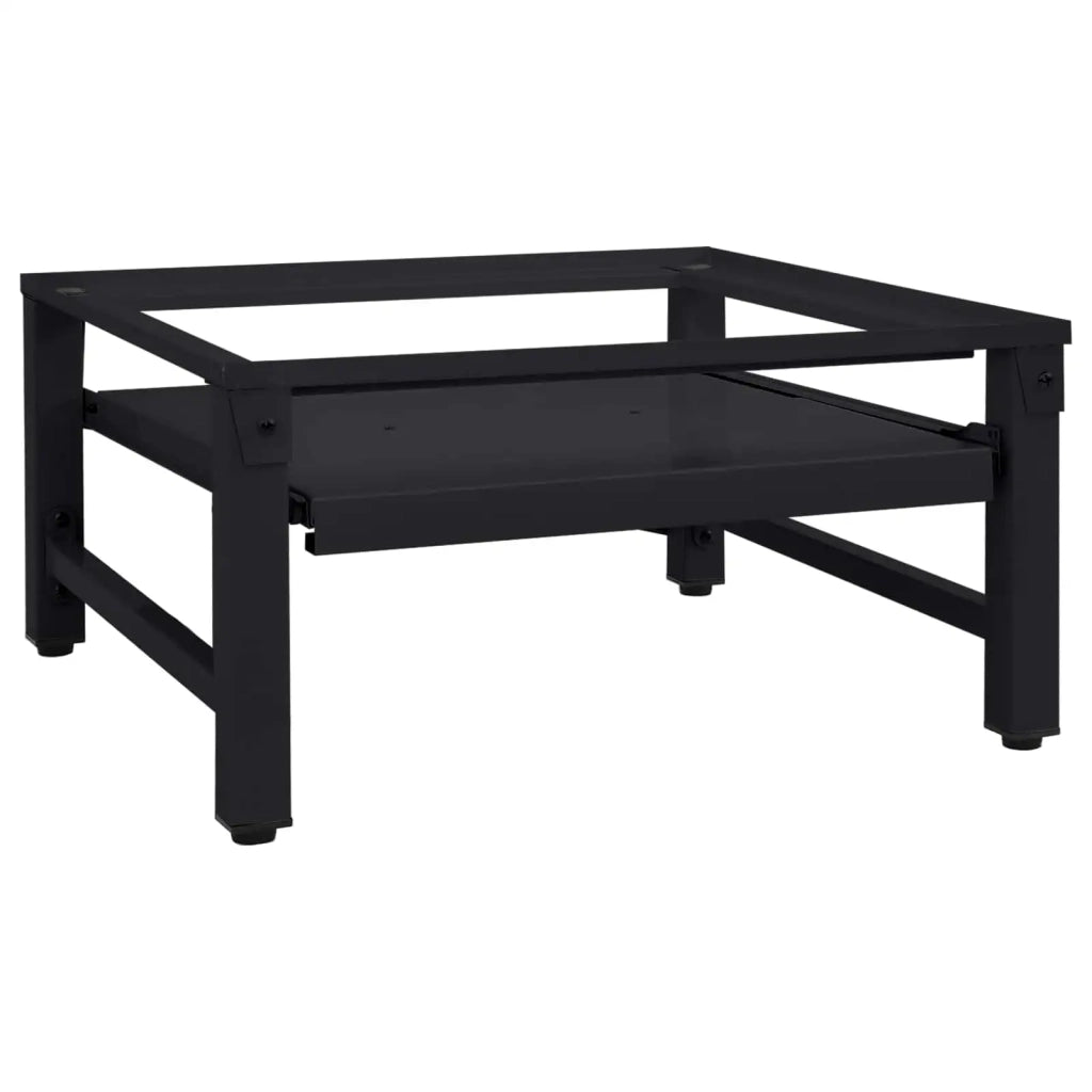 Pedestallo per Lavatrice Nero 62 x 60,5 x 32,5 cm Acciaio 42022040