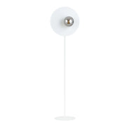 Piantana Minimal Ippolita Acciaio Bianco Oro 1 Luce E14 Ip20