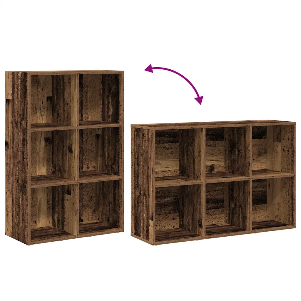 Libreria/Credenza Legno Antico 66x30x98 cm Legno Multistrato