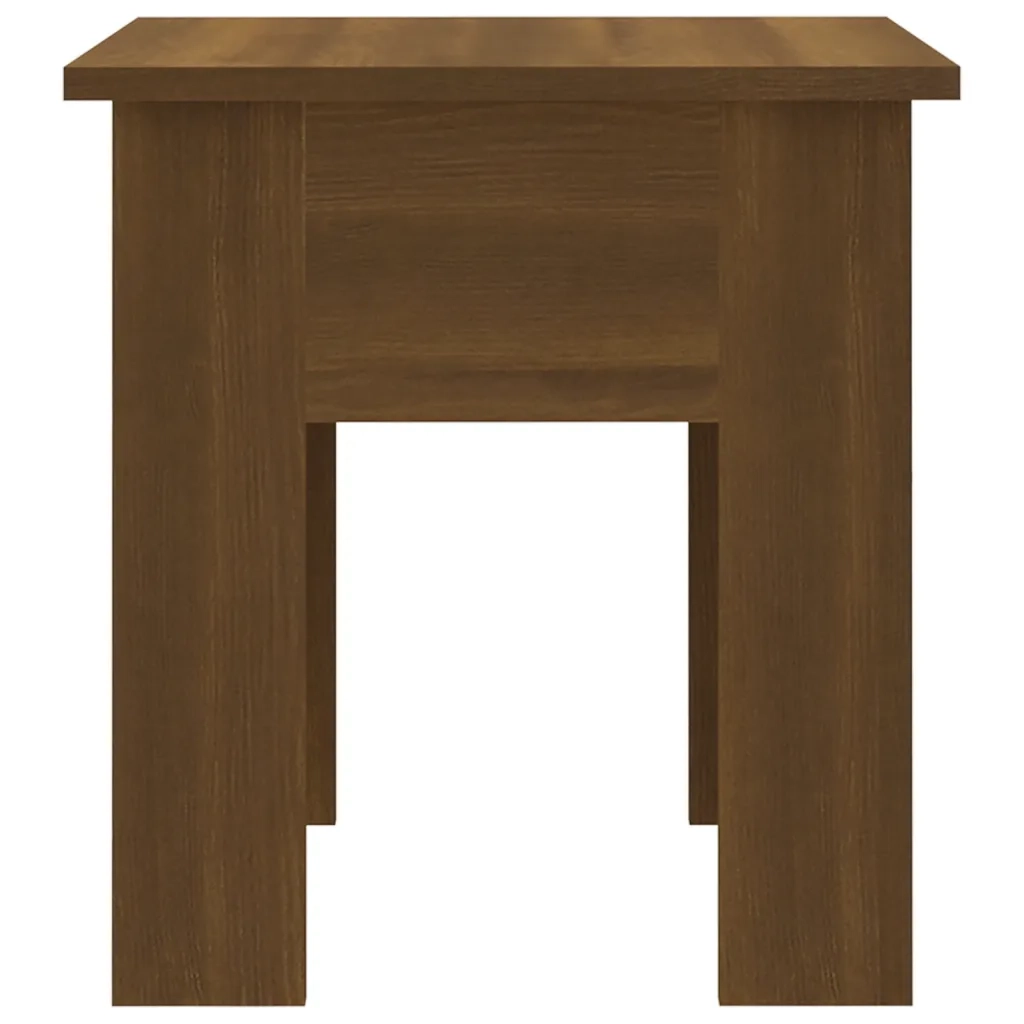 Tavolino da Salotto Rovere Marrone 40x40x42 cm in Truciolato cod mxl 23790