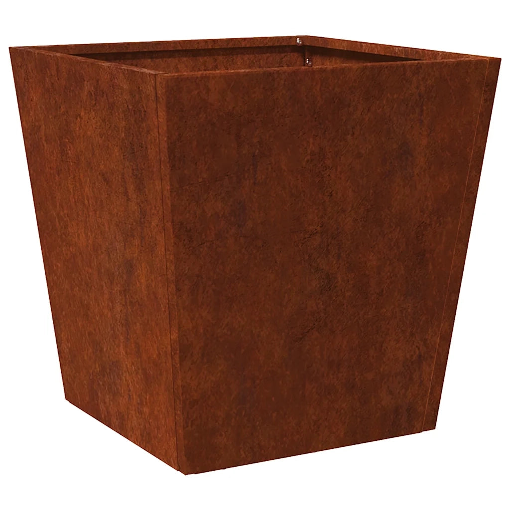 Fioriere da Giardino 2 pz 40x40x40 cm in Acciaio Corten 851065