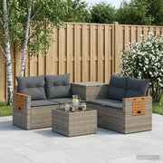 Set di divani 6 pz Grigio e Grigio Scuro 3447664