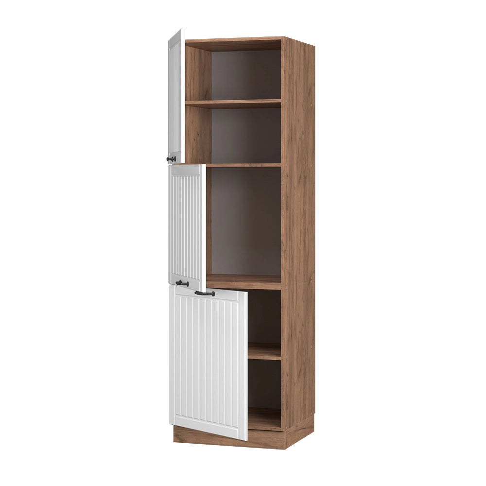 Vicco Mobile per forno da incasso Bianco casa di campagna 60 cm