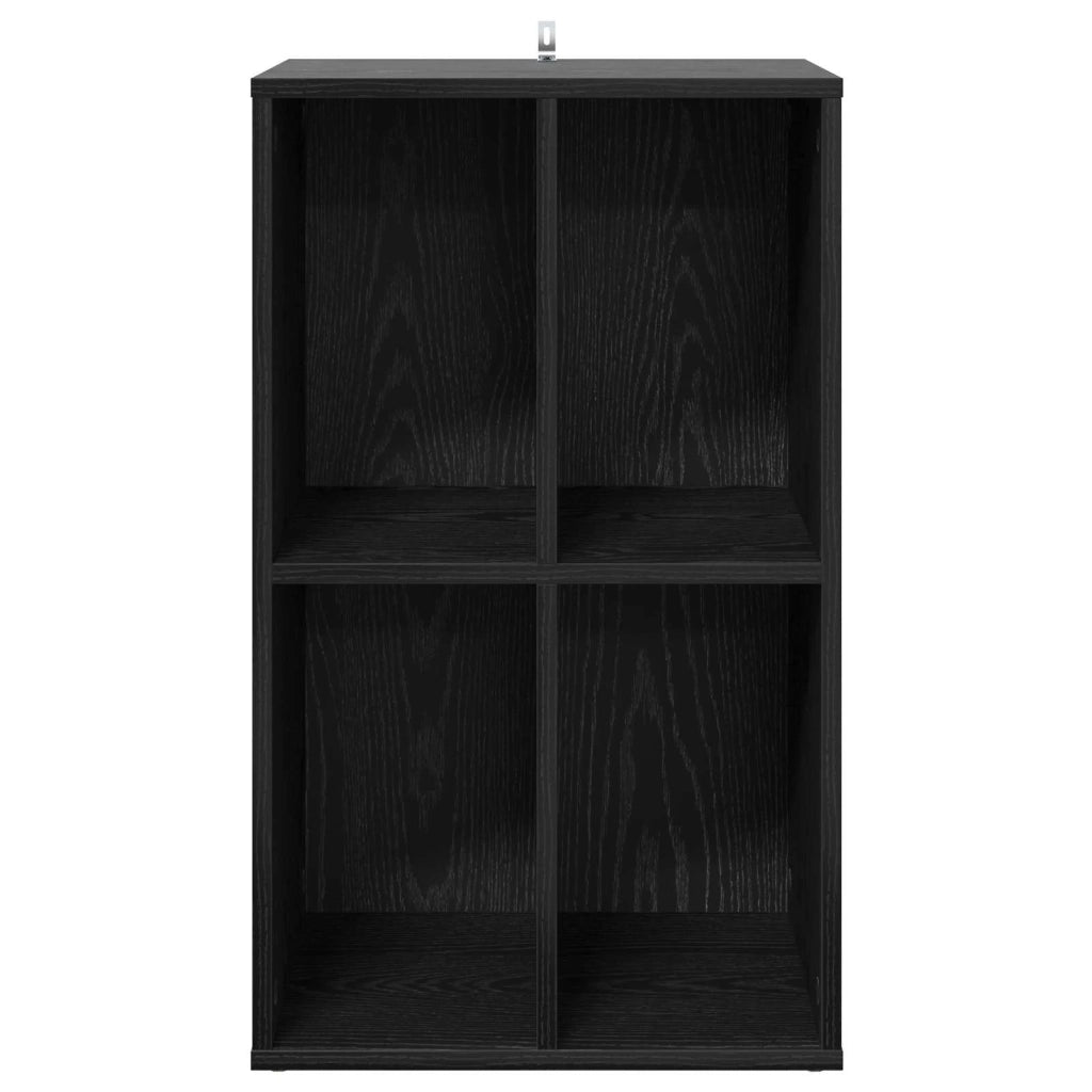Mobile porta vinili Rovere Nero 44,5 x 36,5 x 74,5 cm 8012867
