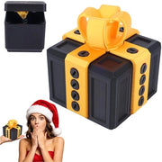 Scatola di regalo 3D - Scatola di regalo con coperchio - Scatola di regalo per feste - Dimensioni: 8x8x9cm