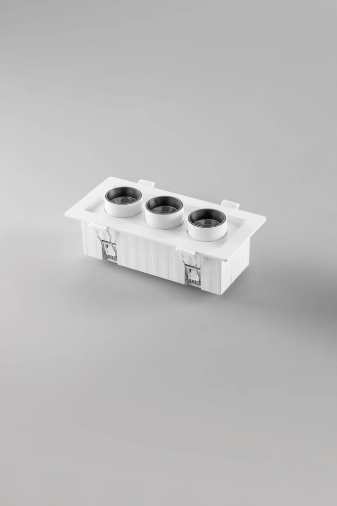 INCASSO LED SIDER BIANCO 16W 2130LM CCT 3000 E 4200 E 6500K 188X90X70MM