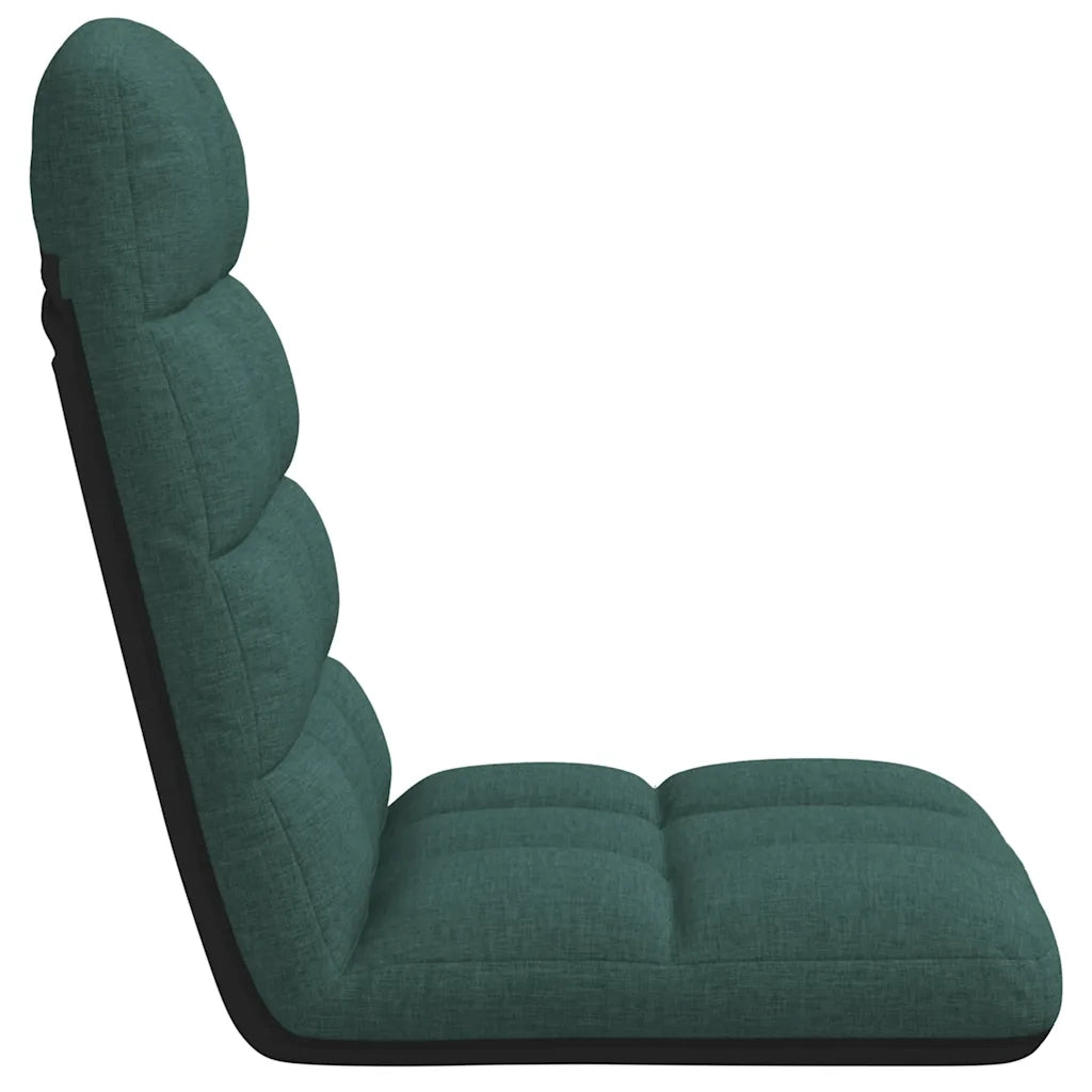 Sedia da Terra Pieghevole Verde Scuro 71x51x62 cm in Tessuto 4019742