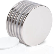 Pacco di 6 magneti neodym extra forti 30x2mm magneti stessi, magneti forti per lavagne magnetiche, magneti per frigorifero, lavagne bianche, foto, magneti terrestri rari con adesivo a doppia faccia.