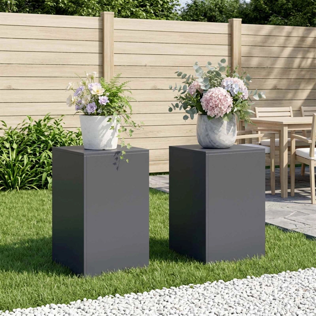 Supporto per piante 2 pcs Antracite 40 x 40 x 60 cm 8012535