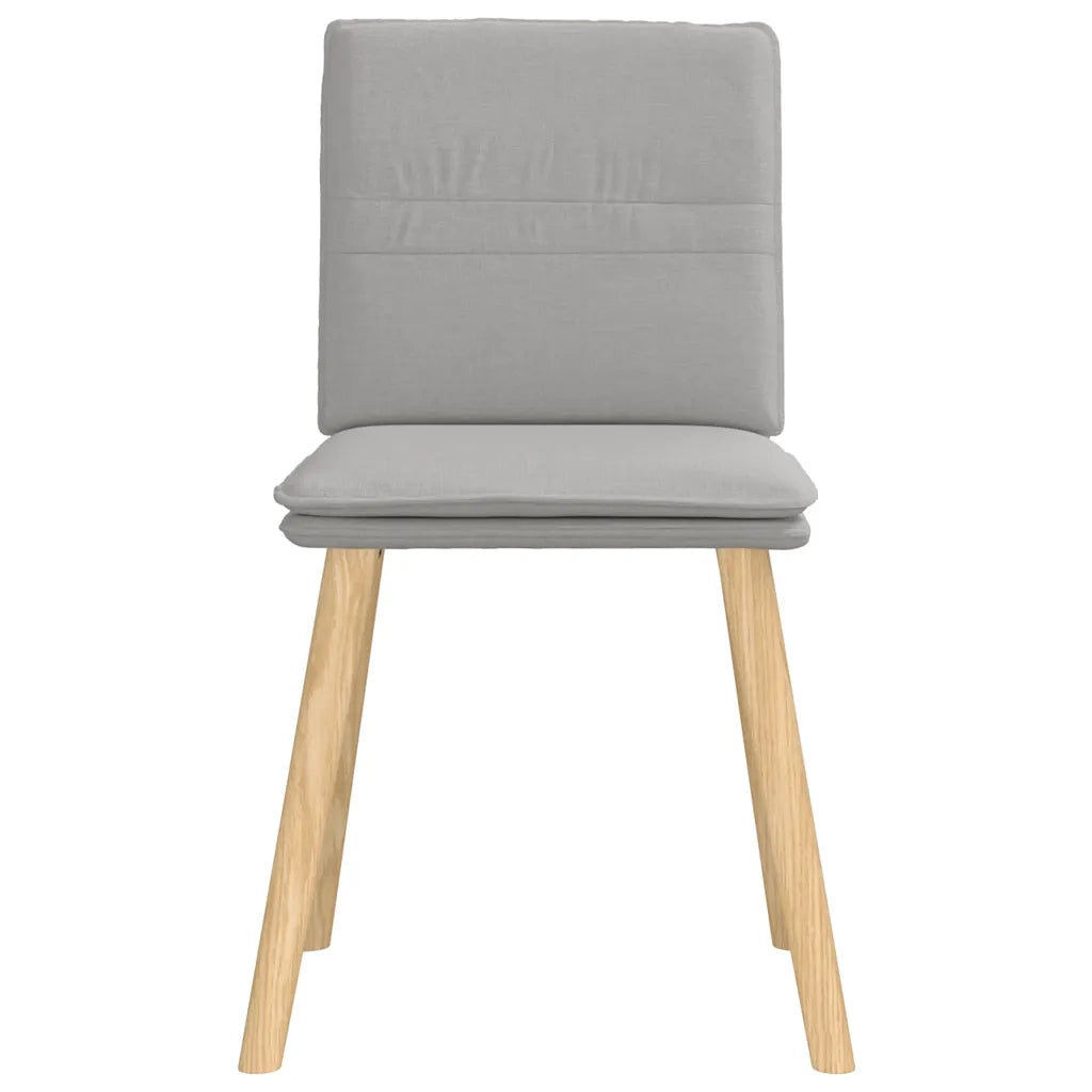 Sedie da Pranzo 6 pz Grigio Nuvola in Tessuto 3315634
