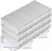 60 pezzi di magneti forti 30x10x3mm magneti forti rettangolari, magneti adesivi forti magneti di terra rara, magneti di neodimio magneti adesivi extra forti per frigorifero, cucina, ufficio