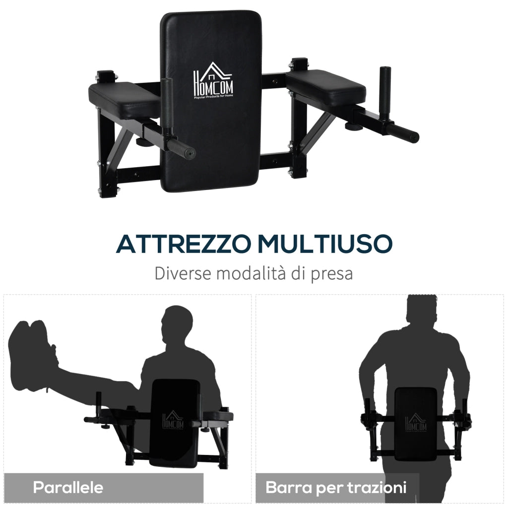 Barra per Trazioni a Parete ¨C zephmum ¨C Nero