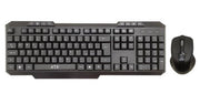 KIT TASTIERA E MOUSE KM-1105W WIRELESS NERA