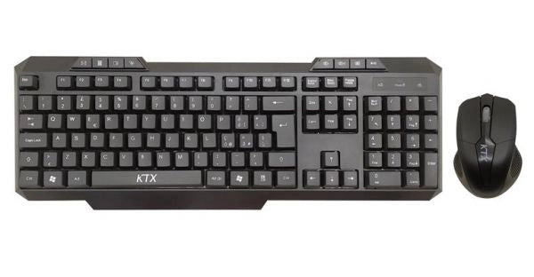 KIT TASTIERA E MOUSE KM-1105W WIRELESS NERA