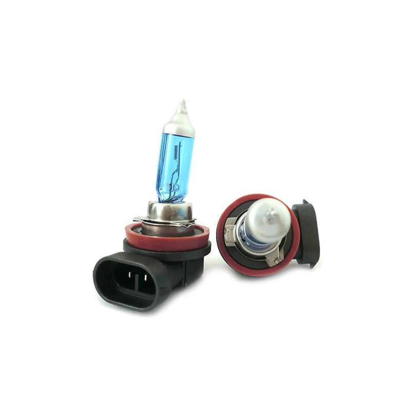 Coppia 2 Lampade H11 12V 55W PGJ19-2 Effetto Xenon Bianco Fendinebbia Anabbaglianti