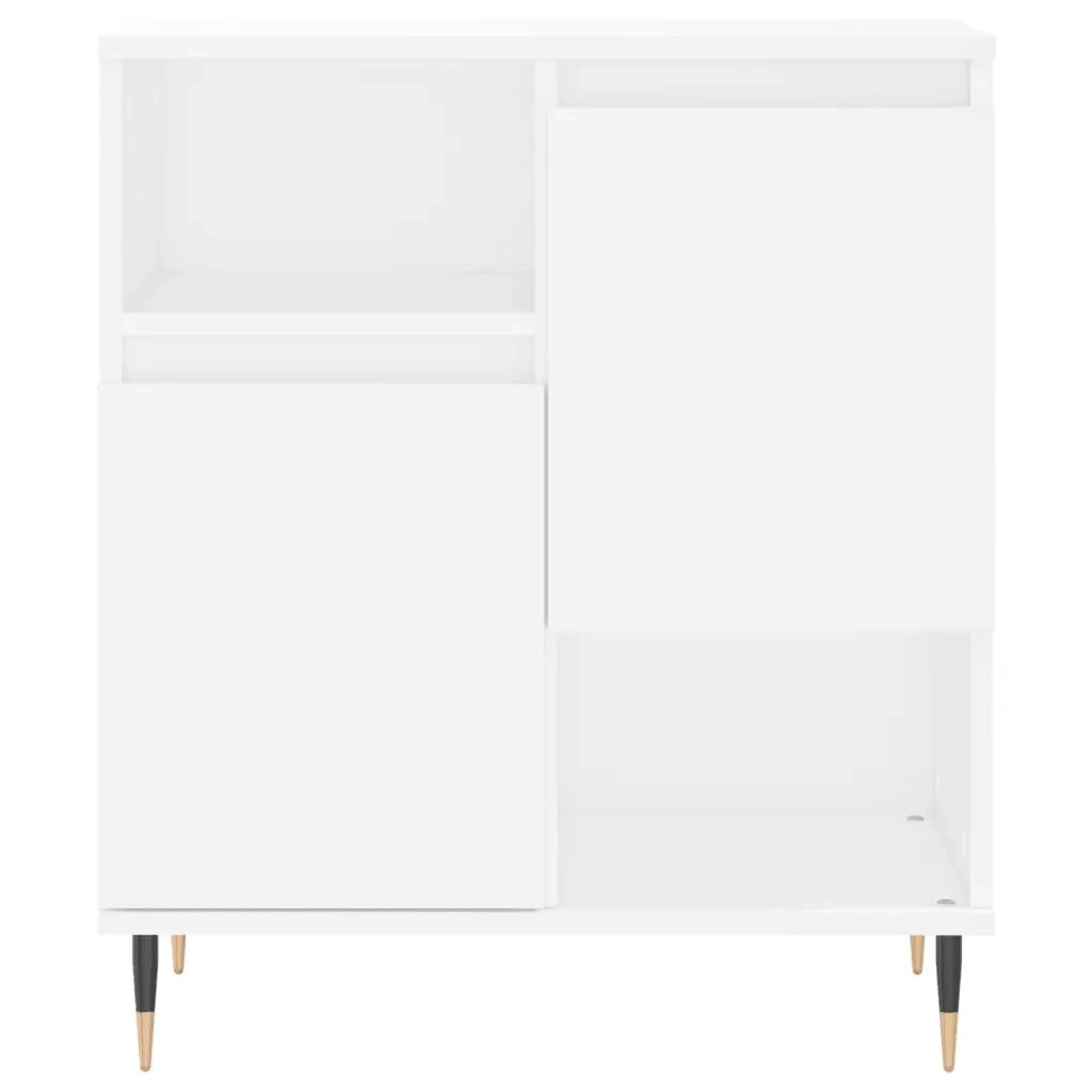 vidaXL Credenza Bianca 60x35x70 cm in Legno Multistrato
