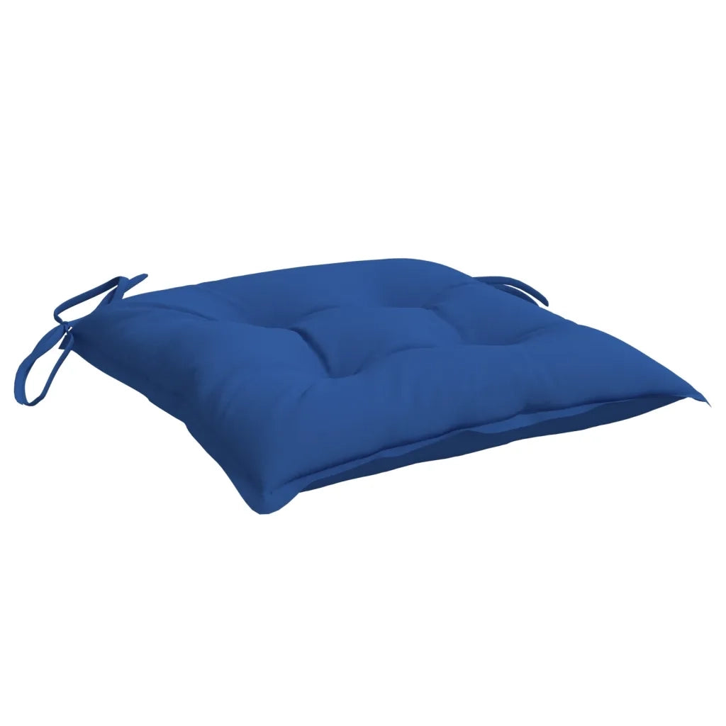 Cuscini per Sedia 4 pz | Cuscini per sedie Blu 40x40x7 cm in Tessuto Oxford