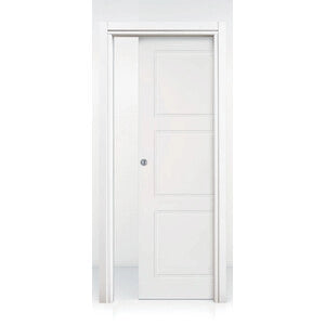 PORTA SCORREVOLE F3 BUGNA 70X210 LACCATA BIANCA- EFFEBIQUATTRO- 1,0 pz