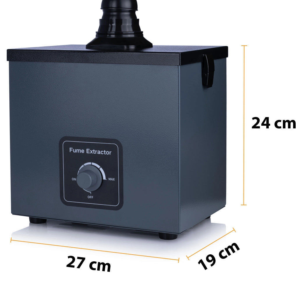 Estrattore di Fumi SR80 – Aspiratore di Fumi 80W | 160 m³/h, 99,97% Filtrazione | Tubo 0,75 m