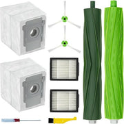 Accessori per Aspirapolvere compatibili con iRobot Roomba i7+, i3, i3+, i4, i4+, i6, i6+, j7, j7+, i8, i8+, E5, E6, E7, serie E e J, Accessori, 1 set Borse in Gomma per Pulizia