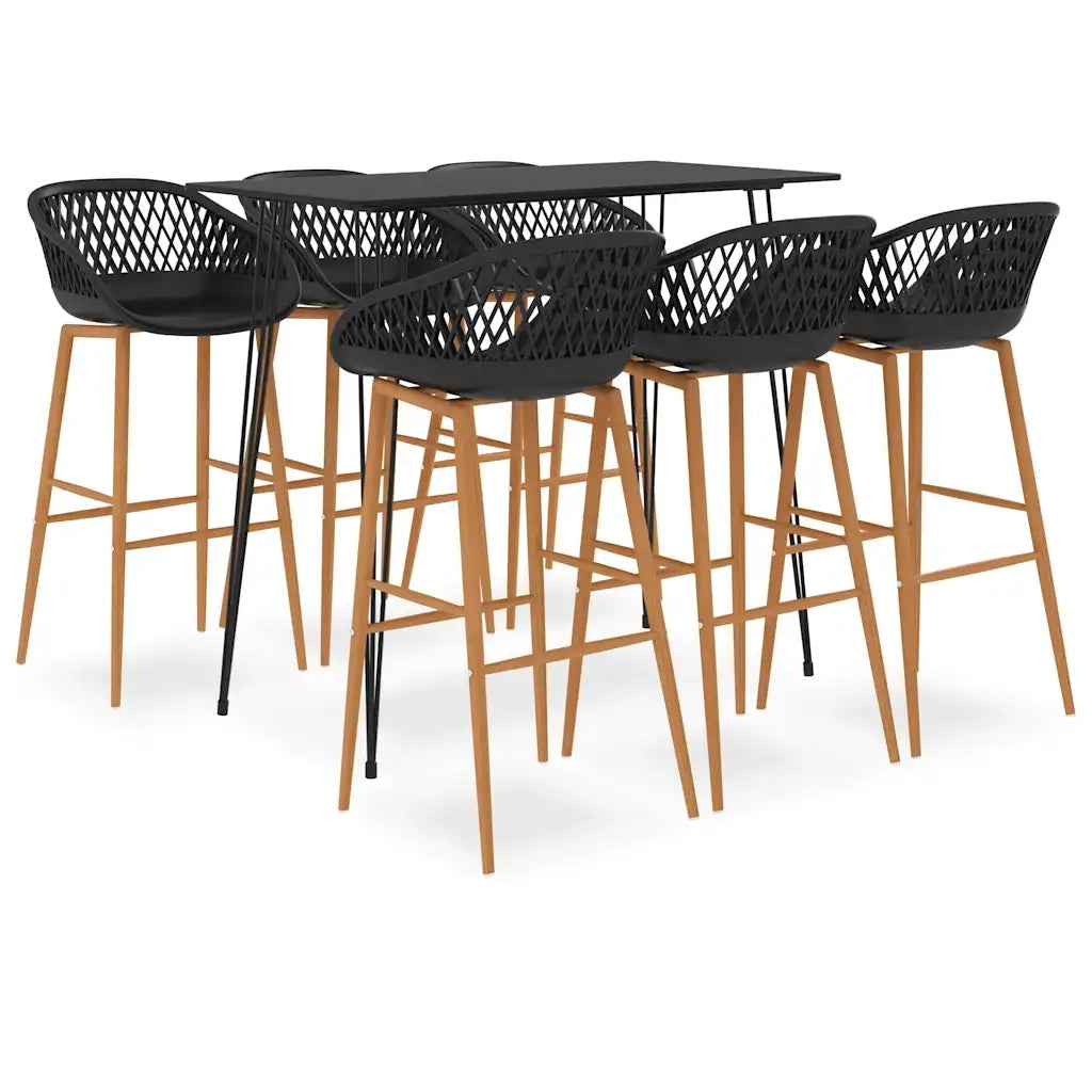 Set da Bar 7 pz Nero 3057392