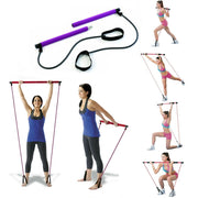 Trade Shop - Attrezzo Elastico Long Esercizi Braccia Resistenza Pilates Corda Elastica -