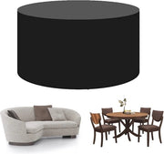 Ombrelloni per giardino impermeabili a forma rotonda, dimensioni 94 x 140 cm - Protezione all'aperto duratura
