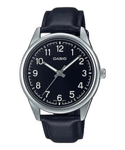 CASIO COLLECTION Mod. CASUAL, LEATHER - BLACK