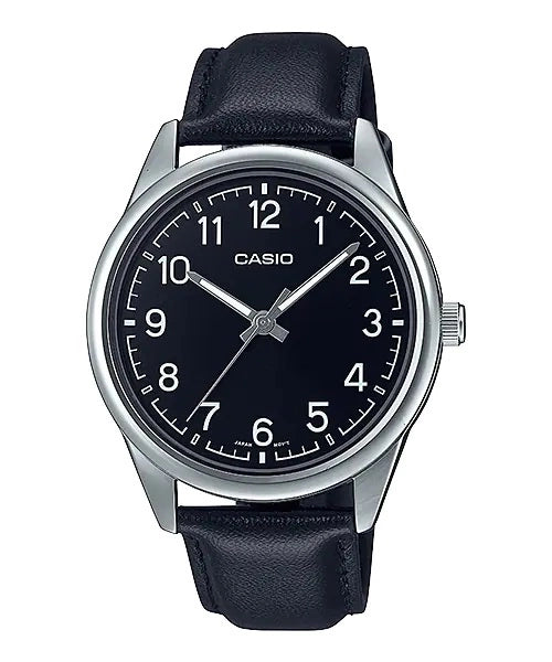 CASIO COLLECTION Mod. CASUAL, LEATHER - BLACK