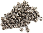 Kit di riparazione a viti 100 pezzi - Componenti in acciaio inossidabile - M5 x 0,8 x 1,5D - Alta resistenza - Per la riparazione di auto - Incluso foro di montaggio - Viti da asse da insertare