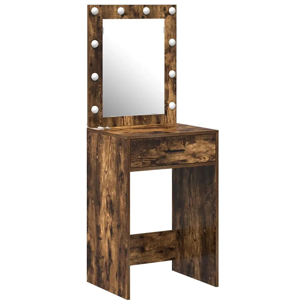 Tavolo da Trucco Rovere fumé 50 x 41 x 135 cm Legno multistrato 865041