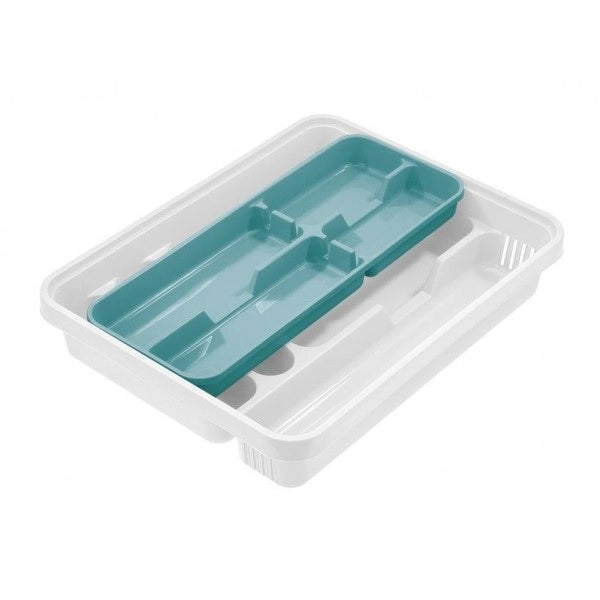 Portaposate per Cassetto Maxi Bianco Delfin 39,5 x 31 x 7 cm Tontarelli