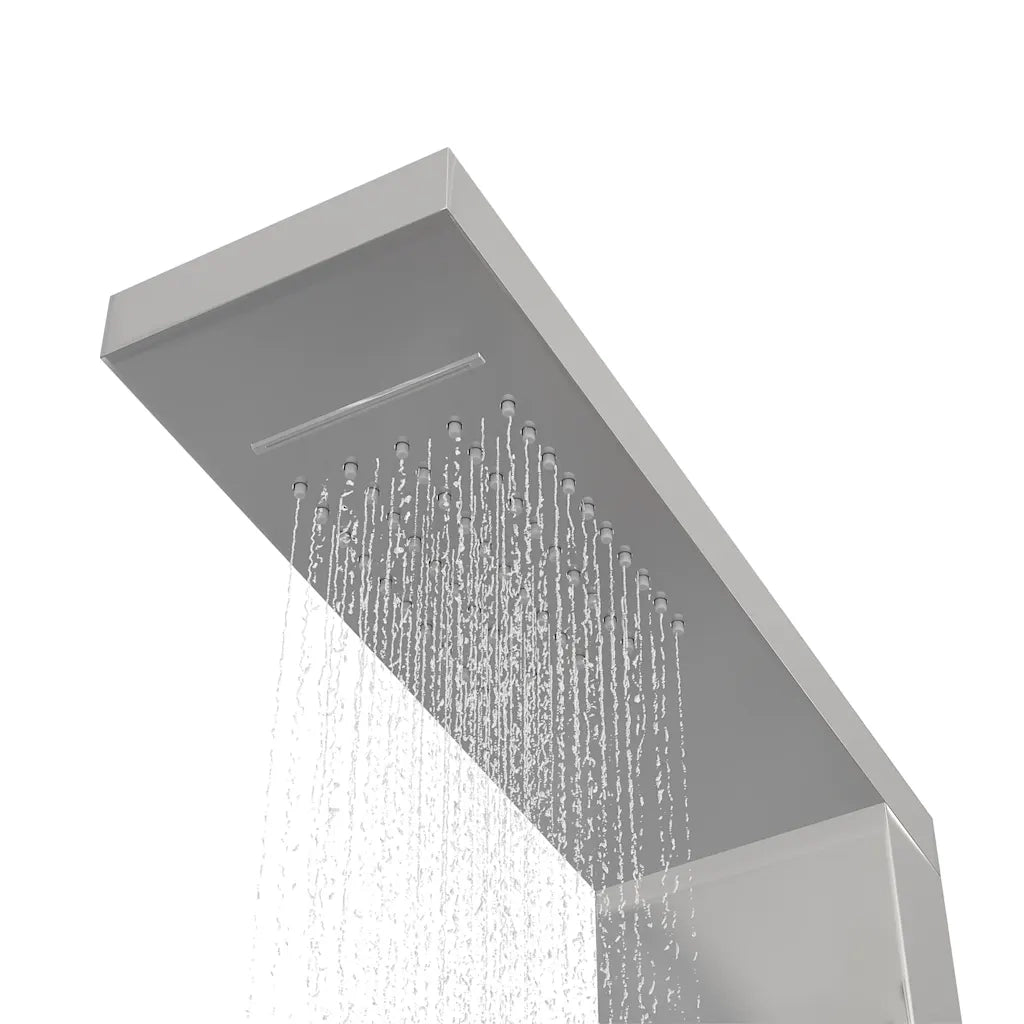 Pannello Doccia in Acciaio Inossidabile Quadrato CFW3330257