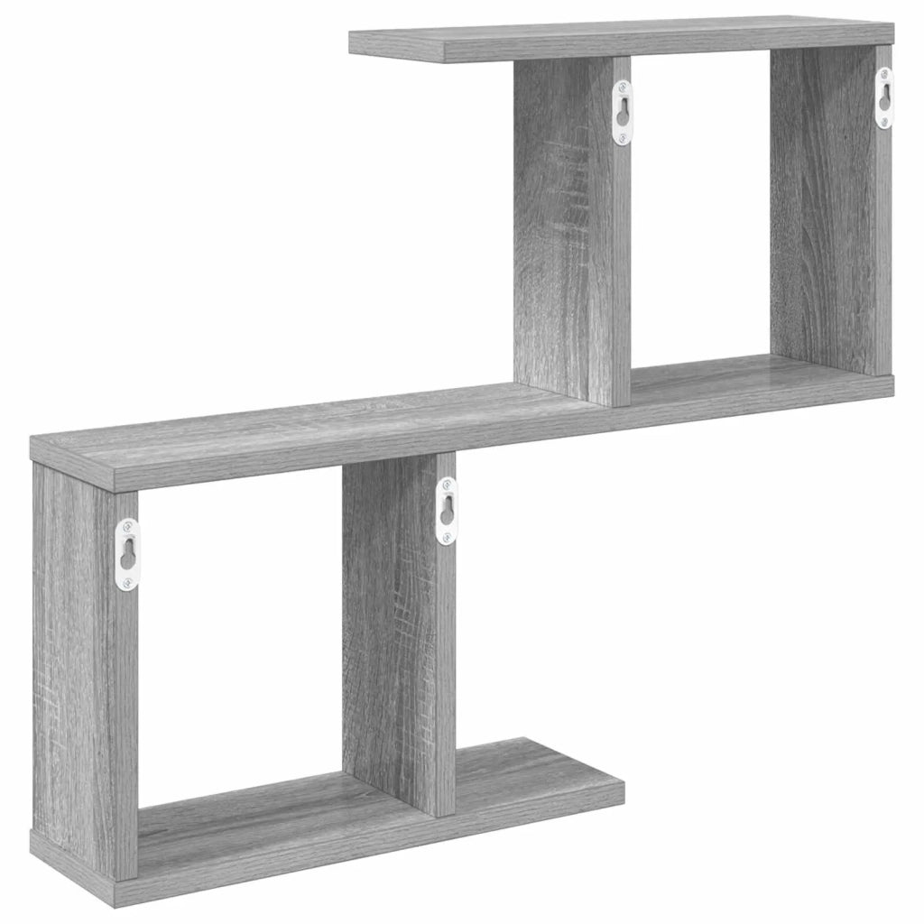 Scaffale da parete Sonoma grigio 60 x 12 x 50,5 cm 8012265