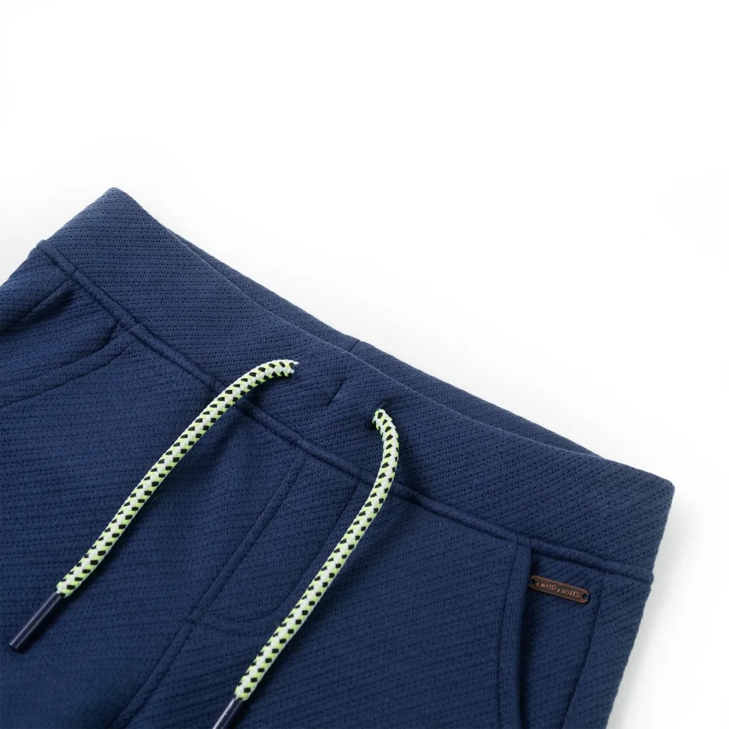 Pantaloncini per Bambini con Coulisse Blu Scuro 140 CFW8954348
