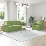 Set di divani 2 pcs Verde chiaro 198 x 78 x 80 cm Velluto