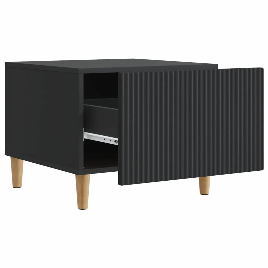 Tavolino da salotto Nero 49 x 50 x 40 cm Legno ingegnerizzato 894736