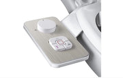 Bidet opzetstuk non elettrico, bidet accessorio per la toilette con doppie gettonatrici retrattili auto-igienizzanti, pre- e post-igienizzazione, regolabile valvola di pressione per acqua fredda
