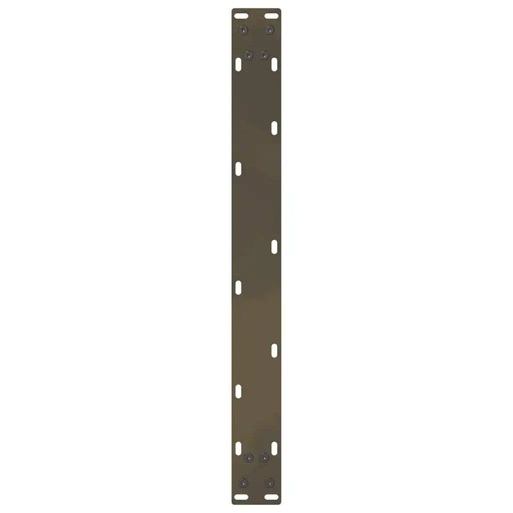 Gambe per Tavolino da Caffè in Acciaio Naturale 2 pz 70x(30-31) cm Acciaio 4013271