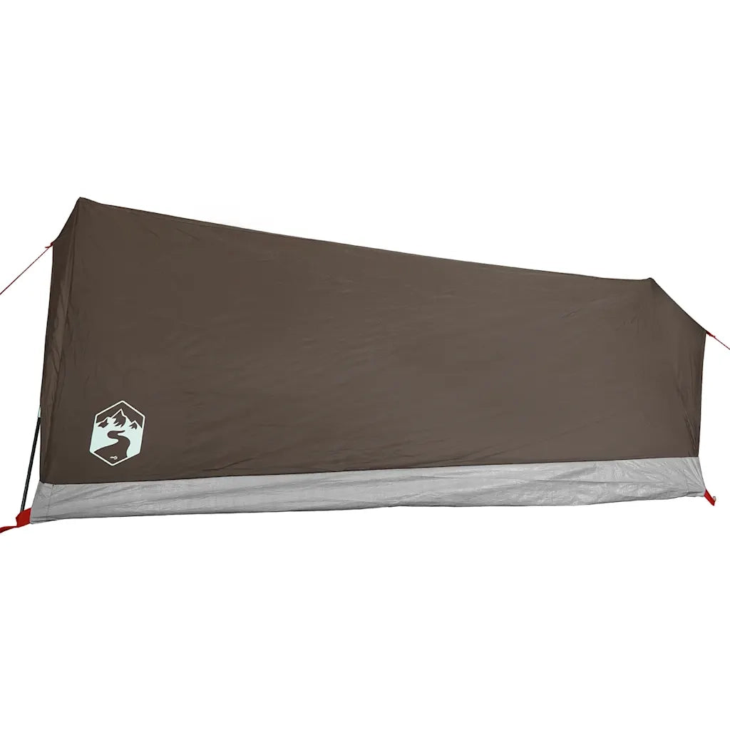 Tenda da Campeggio per 2 Persone-Tenda per Escursionismo Marrone Impermeabile 943167